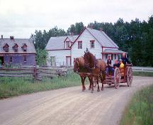 Village historique de Kings Landing - Promenade en charrette à foin; Province of New Brunswick - image 3257