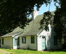 The rear facade has traditionally been the main entrance to most Newfoundland homes.  Thimble Cottage has two rear entrances. Photo taken August 7, 2007.; Deborah O'Rielly/ HFNL 2007