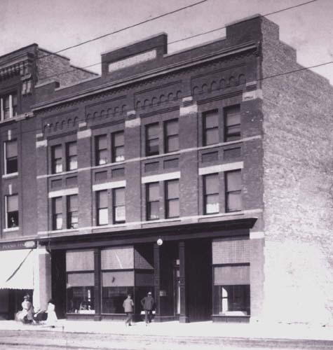 South elevation of the Jasper Block, 1912