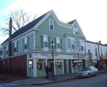 Front elevation, Herbin's Jewellers, Wolfville, NS, 2005.; Heritage Division, NS Dept. of Tourism, Culture and Heritage, 2005