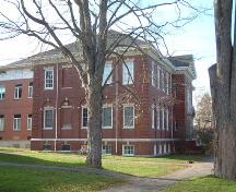 West elevation, Carnegie Hall, Wolfville, NS, 2005.; Heritage Division, NS Dept. of Tourism, Culture and Heritage, 2005