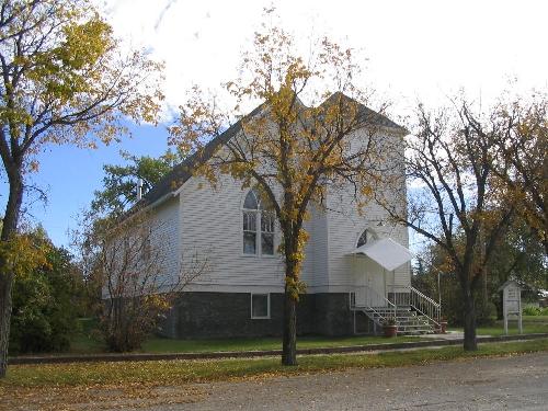 View of front and east façades from Northeast