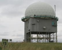 Western Elevation of the Alsask Radar Dome, 2004.; Government of Saskatchewan, Michael Thome, 2004