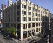 North and west facades of Wesley Building; City of Toronto, 2005
