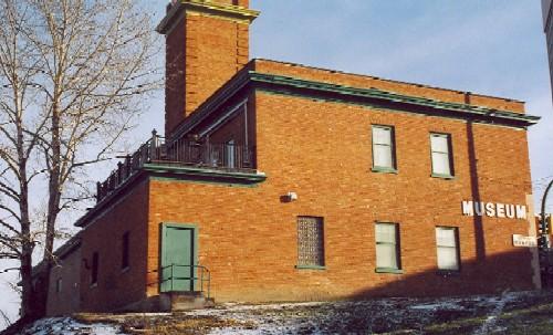 West and north Elevations of Museum Looking East