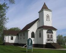 Front and side elevation, 2005.; Government of Saskatchewan, Brett Quiring, 2005.