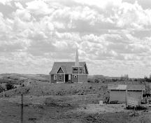 St. Edmund's Anglican Church Provincial Historic Resource, Big Valley (1977); Provincial Archives of Alberta, J.3377/1