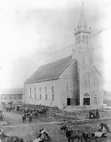 South and west elevations