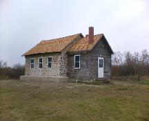 View of the the front of Weissenberg School, 2005; Government of Saskatchewan, Dwayne Yasinowski, 2005.
