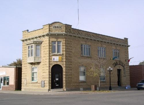 Front and north elevations