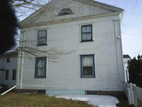 Side Elevation-showing decorative window