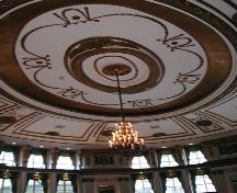 Interior view, of the Palm Room, in the Fort Garry Hotel, Winnipeg, 2006; Historic Resources Branch, Manitoba Culture, Heritage and Tourism, 2006