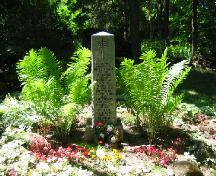 Monument placed in memory of the Shingwauk Indian Residential School in 1981; City of Sault Ste. Marie