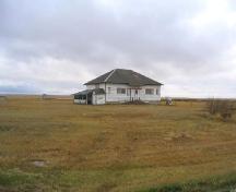View northwest at front elevation of school, 2005.; Government of Saskatchewan, Marvin Thomas, 2005.