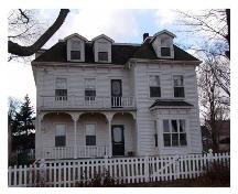 Showing east elevation with mansard roof added; Province of PEI, 2005