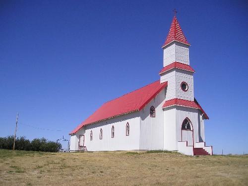 Exterior view of church