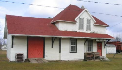 Railway station at the museum