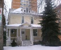 Front Facade of 2305 Cornwall Street highlighting the veranda and entryway, 2006.; Dwayne Yasinowski, 2006.