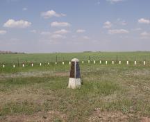 Coronation Boundary Marker Provincial Historic Resource, near Coronation (July 2002); Alberta Culture and Community Spirit, Historic Resources Management Branch (2002)