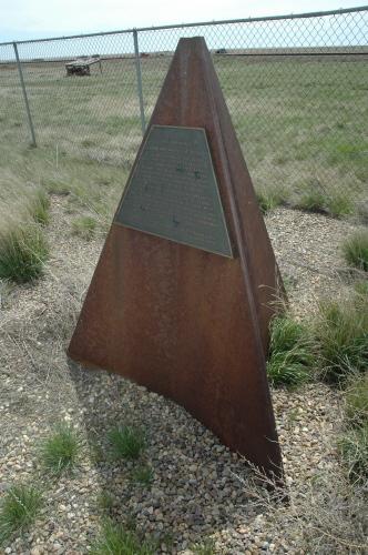 Looking south towards remains of well heads