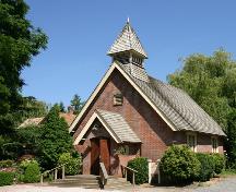 Exterior view of the Clayburn Church; Donald Luxton and Associates, 2005
