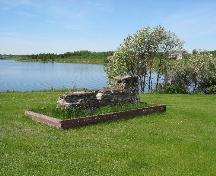 The image shows mill remnants.; Town of Tracadie-Sheila