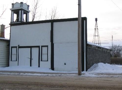 Front elevation of Old Mossbank Fire Hall.