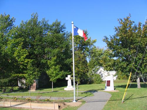 drapeau acadien et monuments