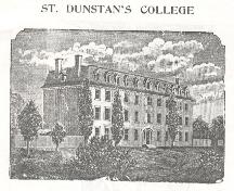 Showing south west elevation; Engraving