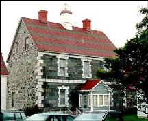 View of main facade and left gable end, Our Lady of Angels / Presentation Convent - Placentia ; HFNL/ 2005