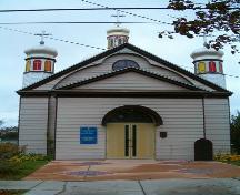 Holy Ghost Church front elevation.; Heritage Division, NS Dept. of Tourism, Culture and Heritage, 2004.
