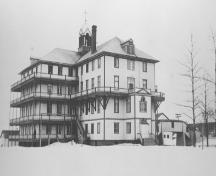 Sainte-Famille Academy - historic image; Centre d'études acadiennes - PA2-890