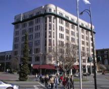 Exterior view of the Belmont Building; City of Victoria, Berdine Jonker, 2004.