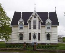 Wellington Villa, the Jabez Snowball residence, front elevation, 2004.; City of Miramichi