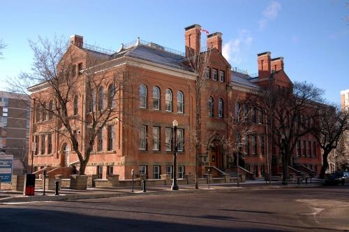 Front facade, looking southwest