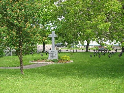 View of the cemetery