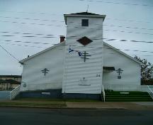 St. Philips' African Orthodox Church front elevation.; Heritage Division, NS Dept. of Tourism, Culture and Heritage, 2004.