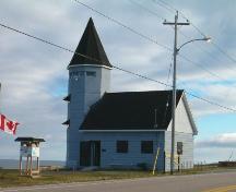Side Perspective, Battery Observation Post, Fort Petrie, New Victoria, 2004; Heritage Division, Nova Scotia Department of Tourism, Culture and Heritage, 2004