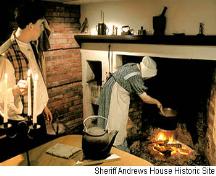 Maison du shérif Andrews - vue de l'intérieur; Province of New Brunswick