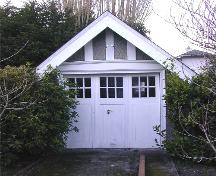Exterior view of the garage at the Charlewood House, 2005; Corporation of the District of Oak Bay, 2005