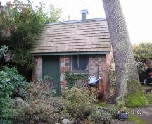 Exterior view of creamery at the William Henry Noble House, 2006; Corporation of the District of Oak Bay, 2006