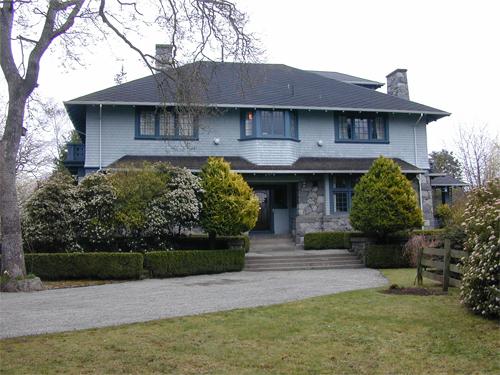 front facade, west elevation