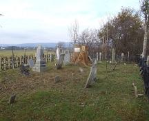 Morse Cemetery, Carleton Corner, Nova Scotia, 2006.; Heritage Division, NS Dept. of Tourism, Culture and Heritage, 2006.