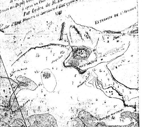 Plan of Port Toulouse, 1749