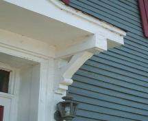 Decorative bracket, The Willow House, Pictou, 2006; Heritage Division, NS Dept of Tourism, Culture and Heritage, 2006