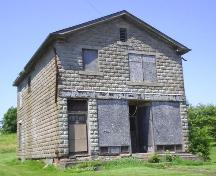 Restaurant Palmer - Vue à l'angle - la construction en béton de 1923; Town of Sackville