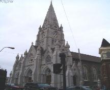 Front and east elevation, St. Mary's Basilica, Halifax, Nova Scotia, 2004.; Heritage Division, NS Dept. of Tourism, Culture and Heritage,
2004.
