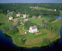 Kings Landing Historical Settlement - Aerial View; Province of New Brunswick - image 2038