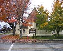 Vue avant de l'église anglicane St. George's.; City of Bathurst