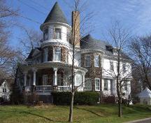 West elevation, Victoria, Amherst, Nova Scotia, 2006.
; Heritage Division, NS Dept. of Tourism, Culture and Heritage, 2006.